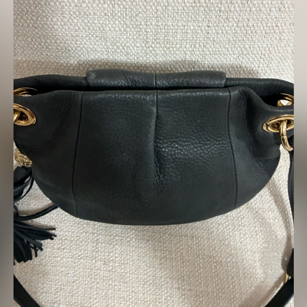 Vince Camuto Black Leather Shoulder Bag EUC - Picture 7 of 15